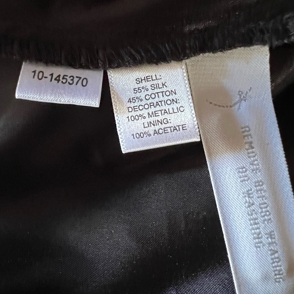 Women’s Ann Taylor Black and Gold Lace Trim Cocktail Dress - Picture 5 of 7